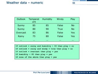 Machine Learning and Data Mining: 11 Decision Trees