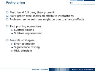 Machine Learning and Data Mining: 11 Decision Trees