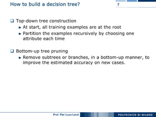 Machine Learning and Data Mining: 11 Decision Trees
