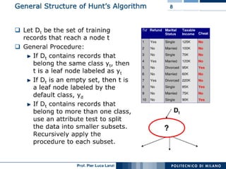 Machine Learning and Data Mining: 11 Decision Trees