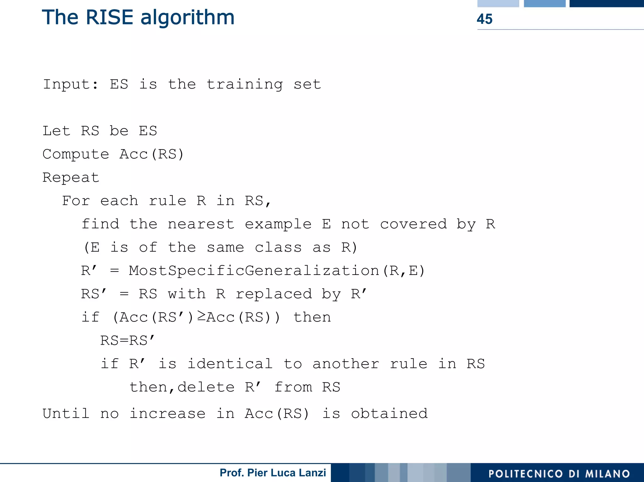Machine Learning and Data Mining: 12 Classification Rules