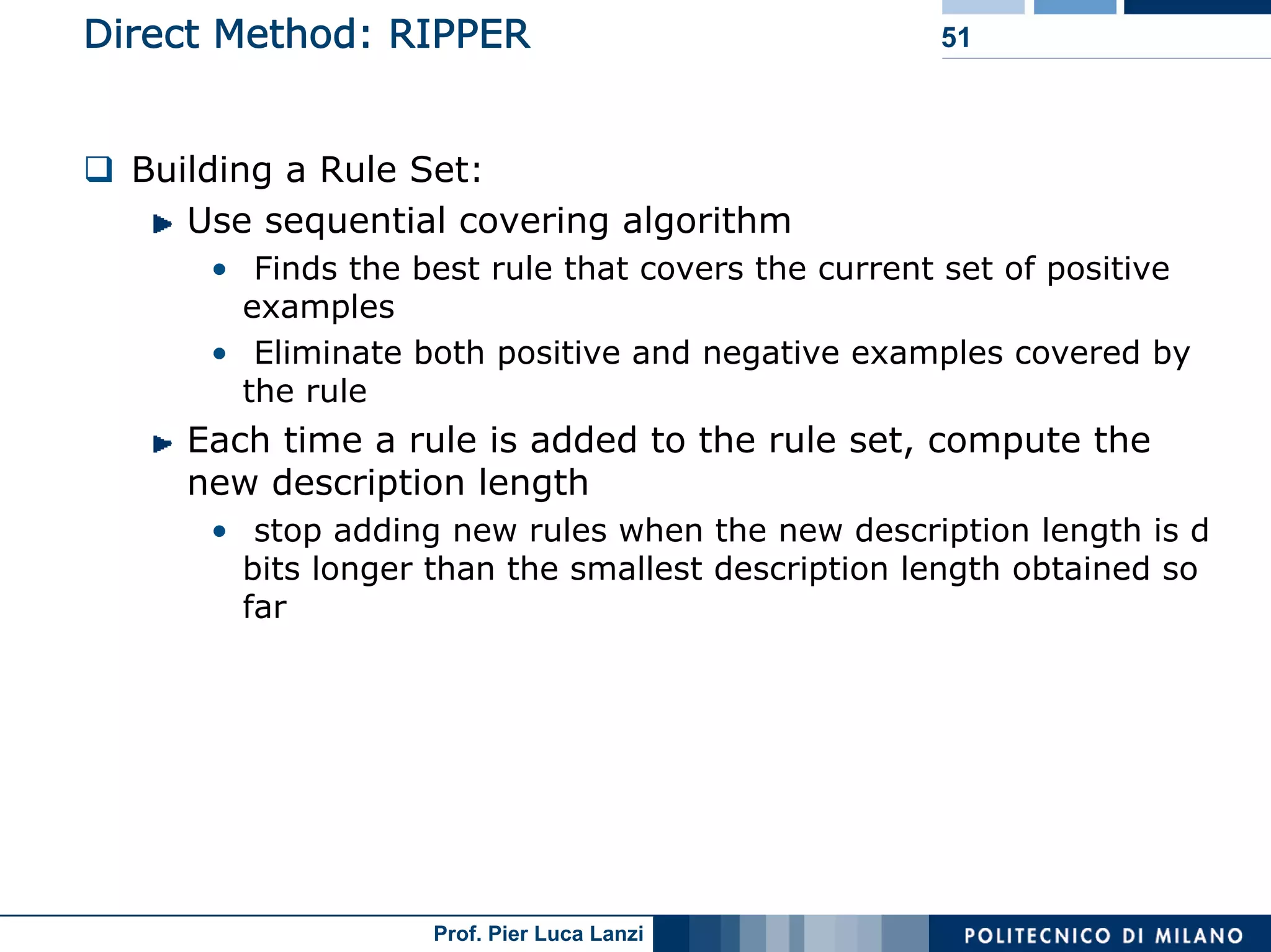 Machine Learning and Data Mining: 12 Classification Rules