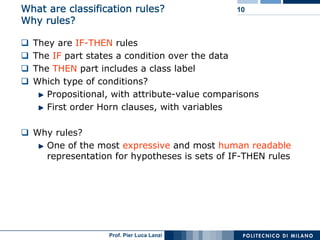 Machine Learning and Data Mining: 12 Classification Rules
