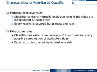 Machine Learning and Data Mining: 12 Classification Rules