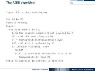 Machine Learning and Data Mining: 12 Classification Rules