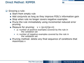 Machine Learning and Data Mining: 12 Classification Rules