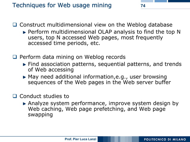 Machine Learning and Data Mining: 19 Mining Text And Web Data | PPT