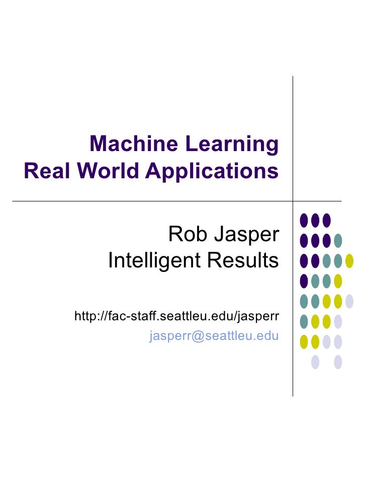deep learning applications ppt