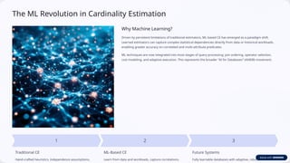 Machine Learning-Based Cardinality Estimation for Enhanced Query ...