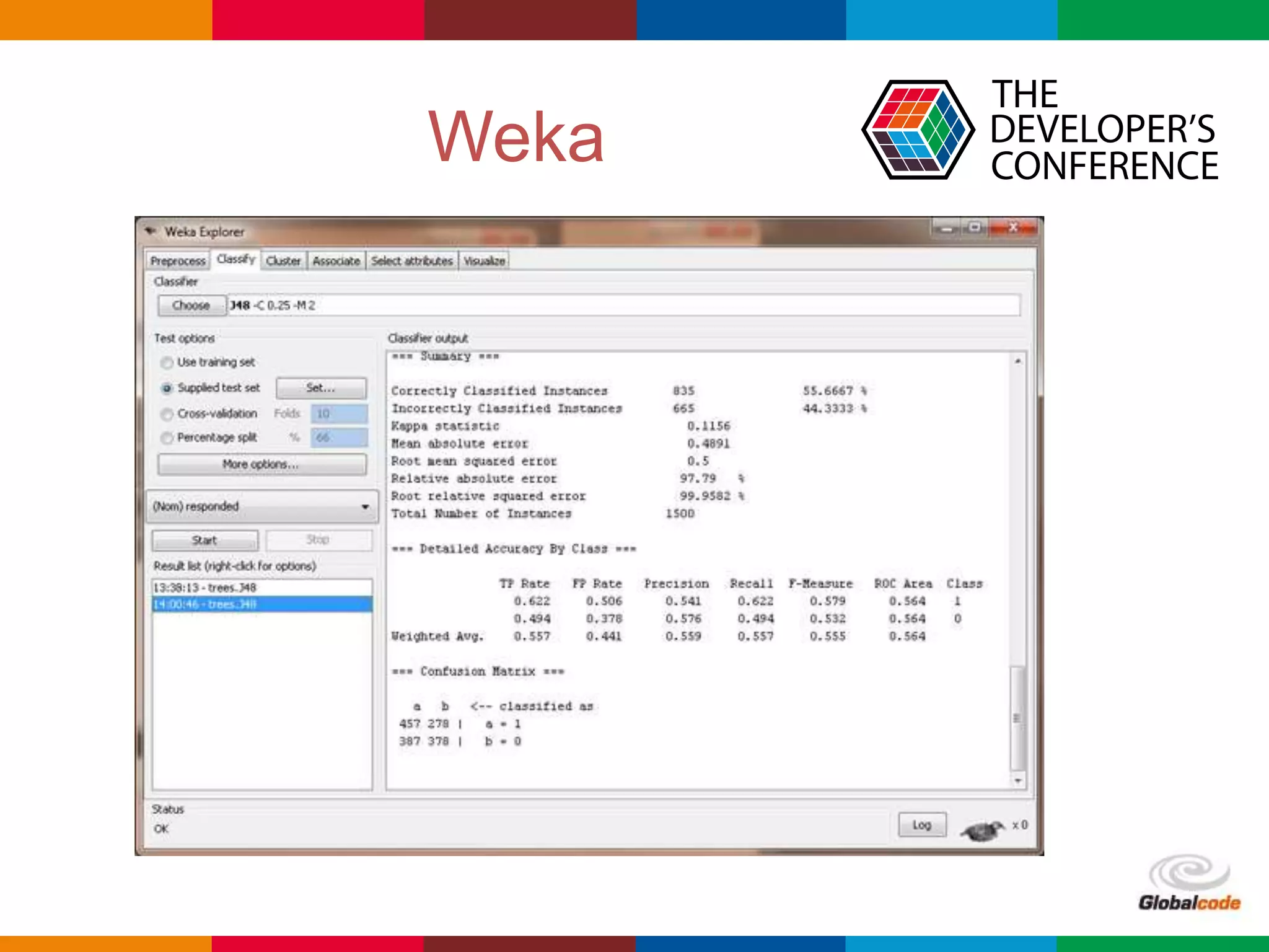 Globalcode – Open4education
Weka
 