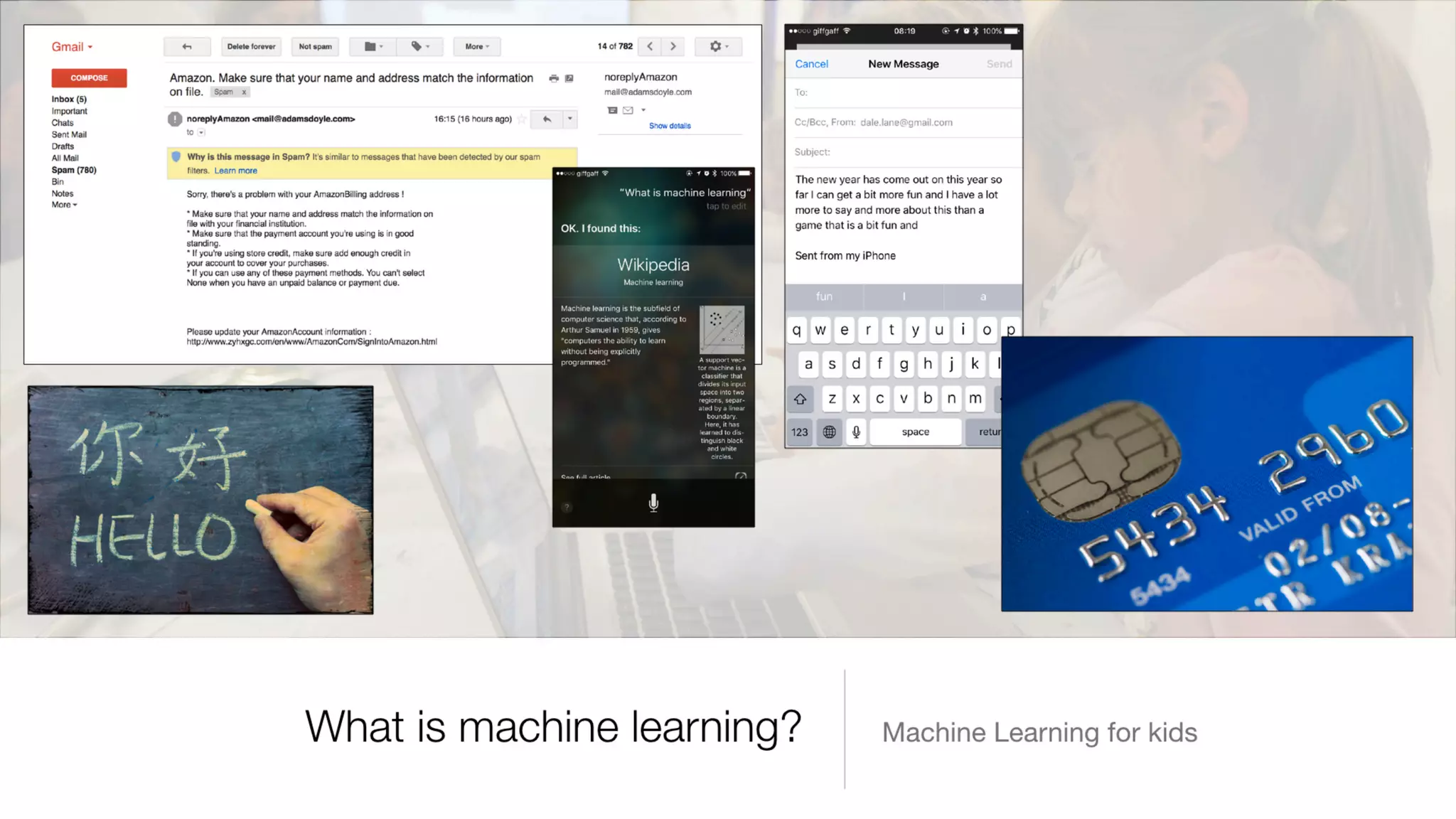 Introducing machine learning to kids