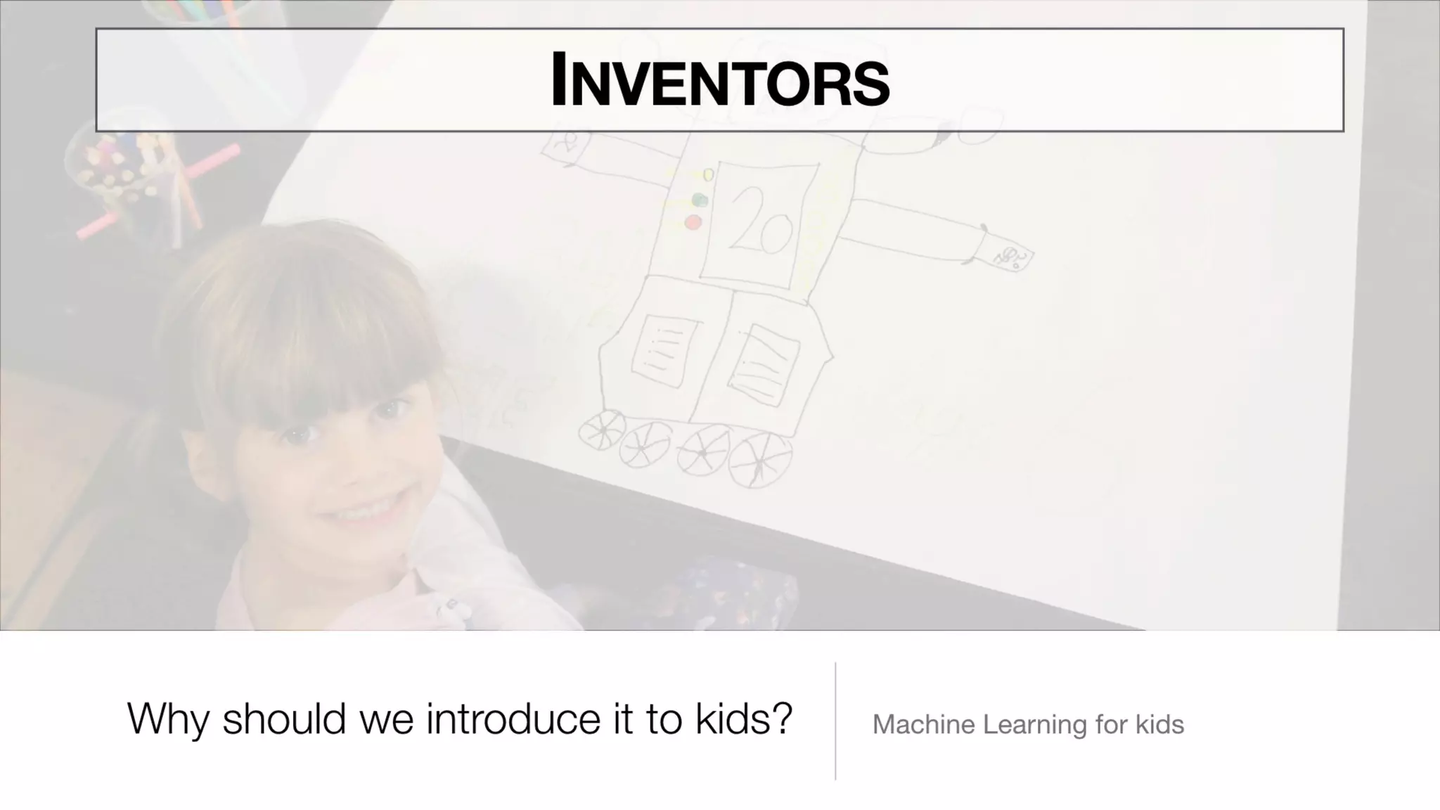 Introducing machine learning to kids