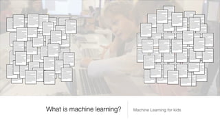 machine learning for kids: your first machine learning... Introducing machine learning to kids | PDF