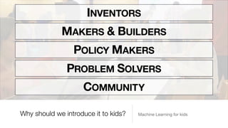 Introducing machine learning to kids