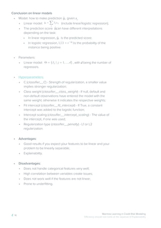 Machine learning in credit risk modeling : a James white paper | PDF
