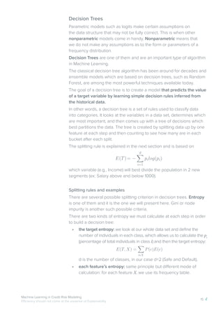 Machine learning in credit risk modeling : a James white paper | PDF