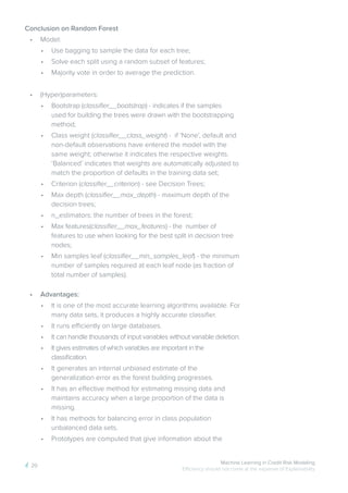 Machine learning in credit risk modeling : a James white paper | PDF