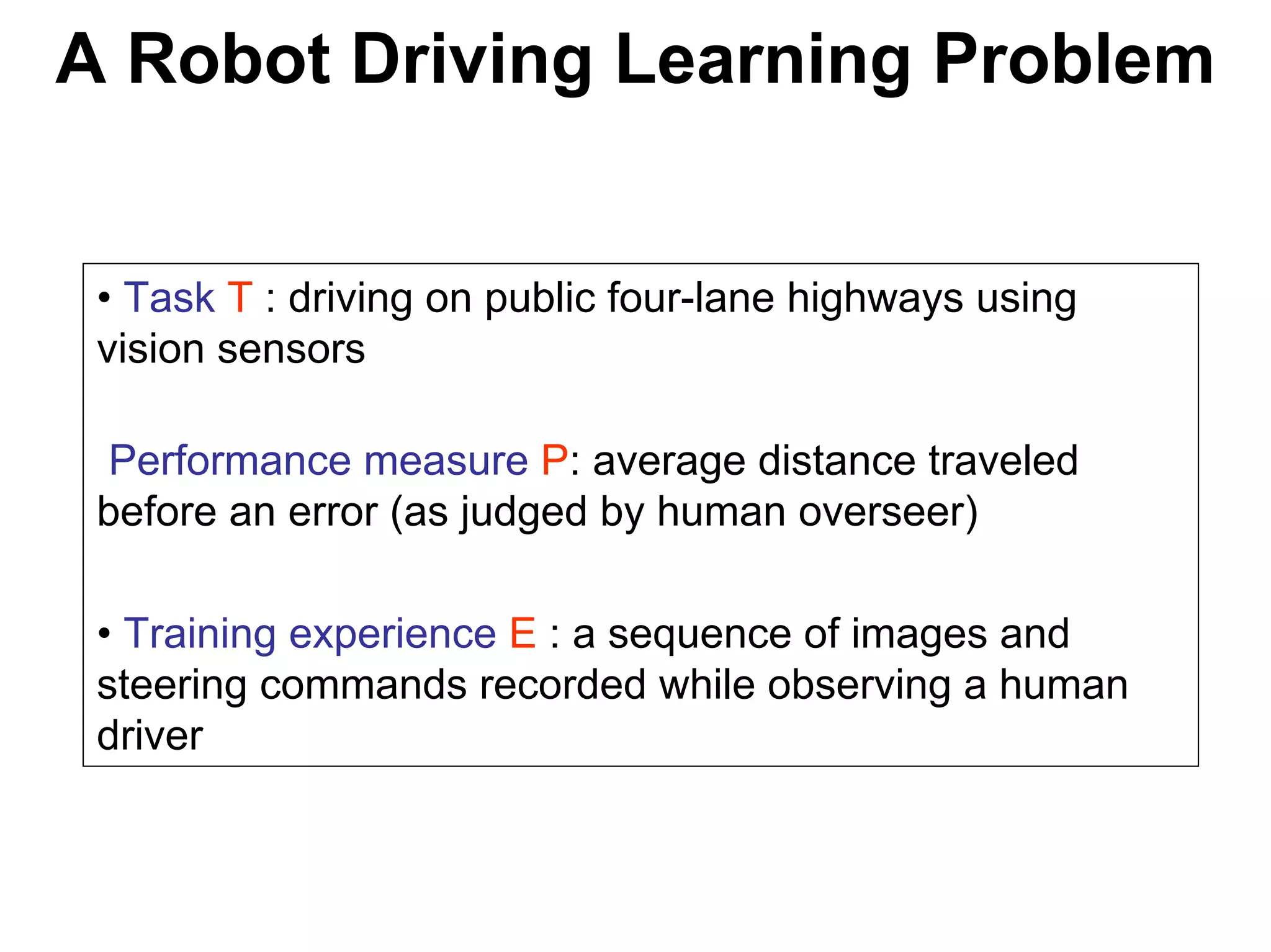 Machine learning Lecture 1
