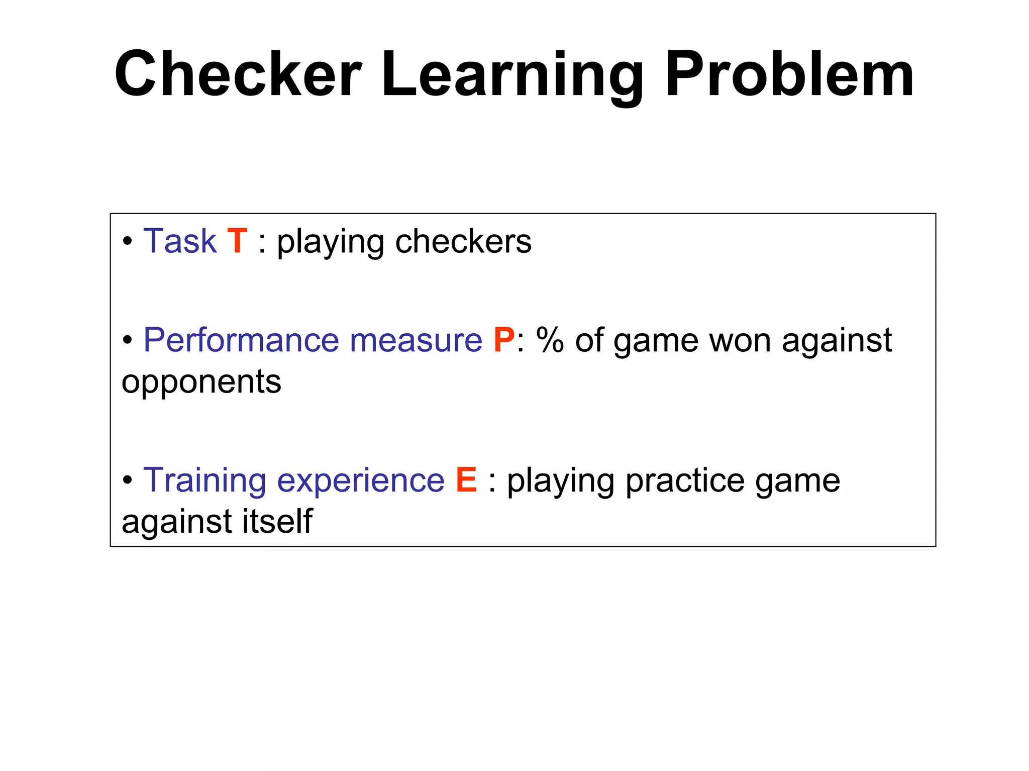 Machine learning Lecture 1