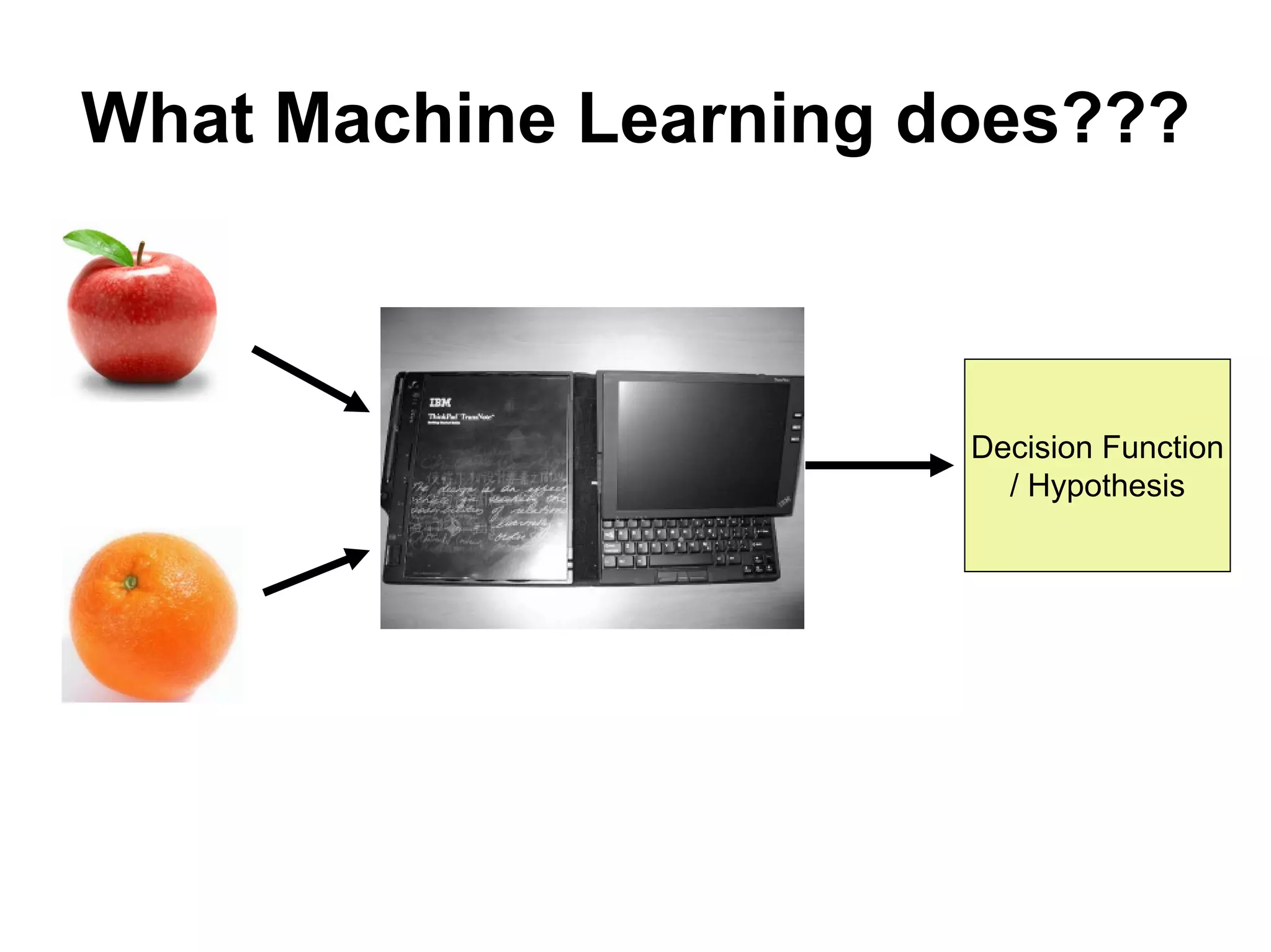 Machine learning Lecture 1