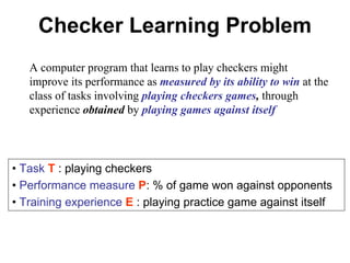 Machine learning Lecture 1