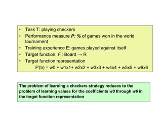 Machine learning Lecture 1