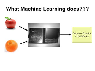 Machine learning Lecture 1