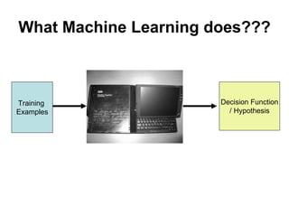 Machine learning Lecture 1