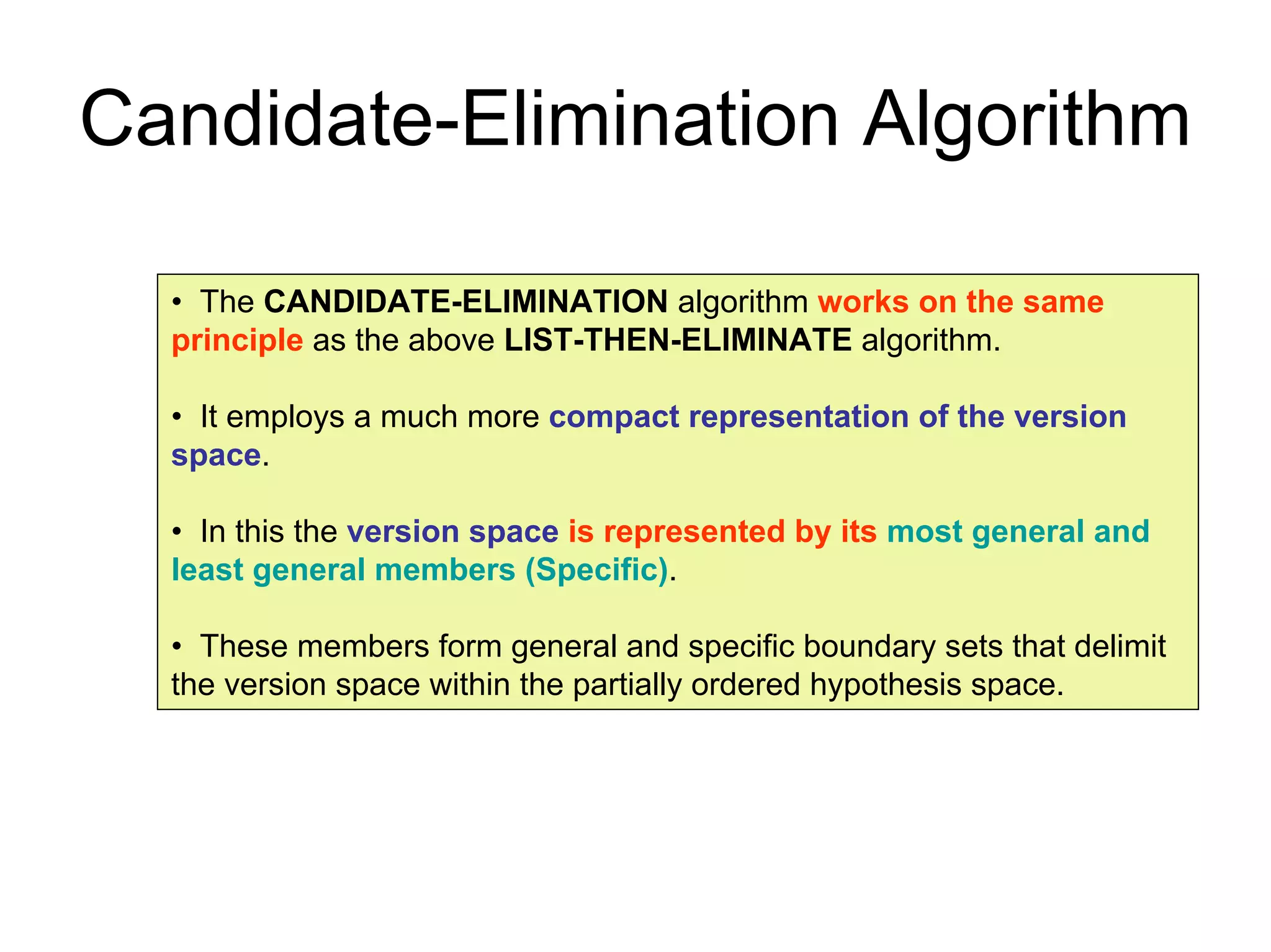 Machine learning Lecture 2