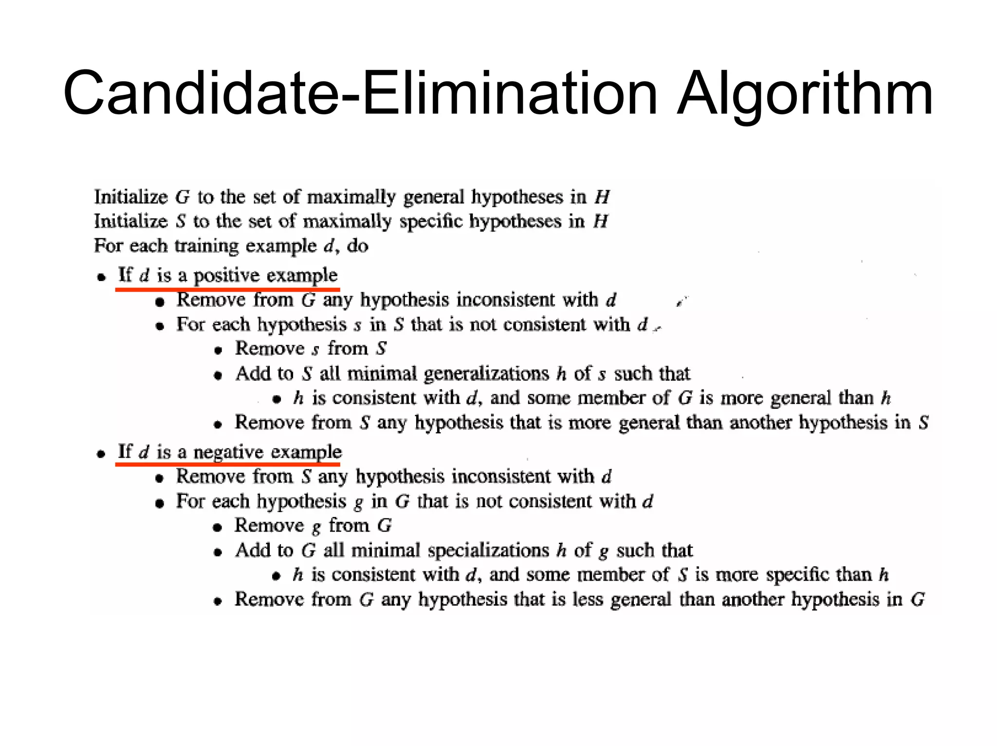 Machine learning Lecture 2