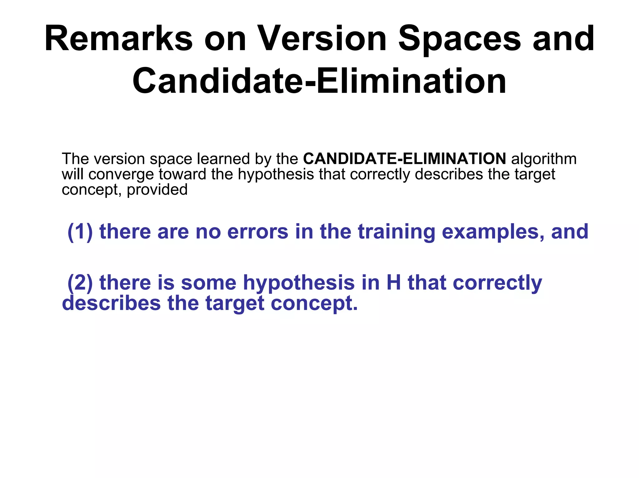 Machine learning Lecture 2