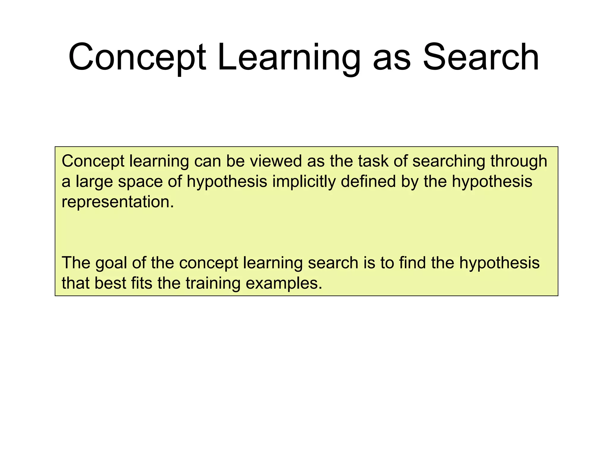 Machine learning Lecture 2