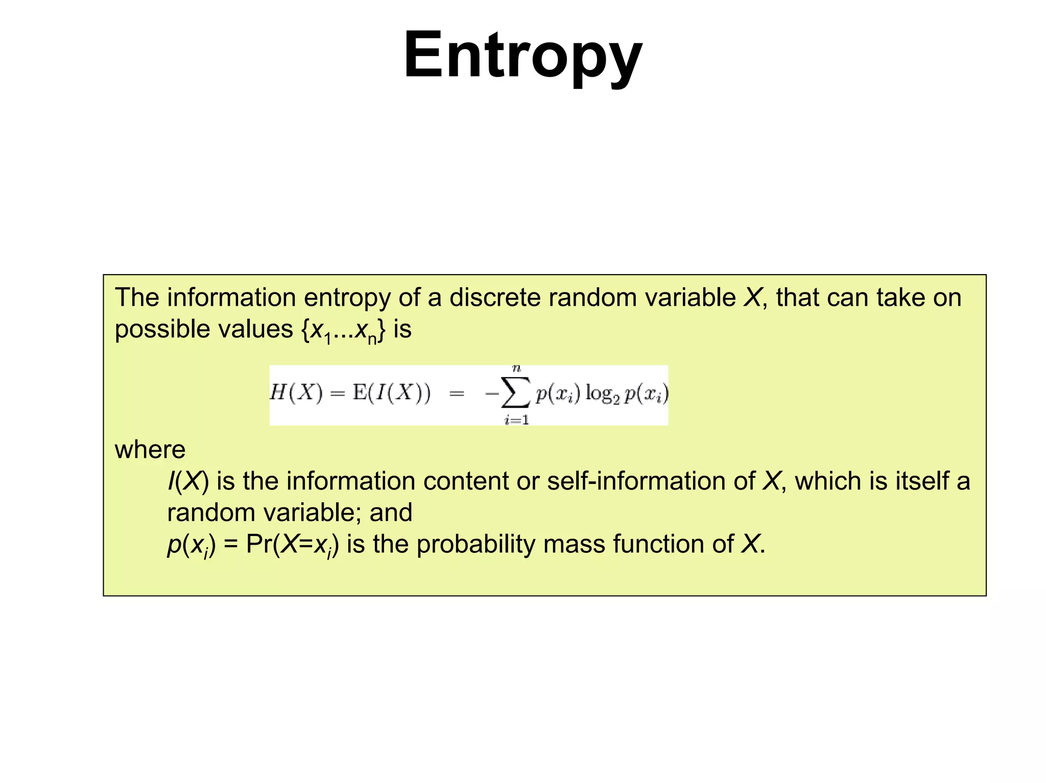 Machine learning Lecture 2