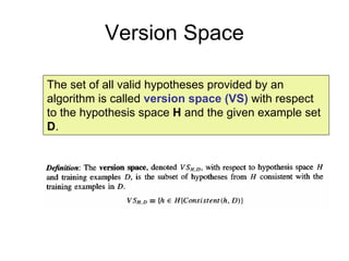 Machine learning Lecture 2