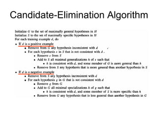 Machine learning Lecture 2