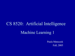 PPT - CS 9633 Machine Learning PowerPoint Presentation, free