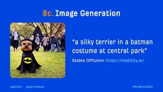 Machine Learning use cases for Technical SEO Automation Brighton SEO Patrick Stox Ahrefs