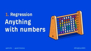 Machine Learning use cases for Technical SEO Automation Brighton SEO Patrick Stox Ahrefs