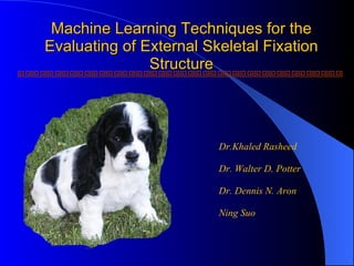 Machine Learning Techniques for the Evaluating of External Skeletal Fixation Structure ,[object Object],[object Object],[object Object],[object Object]