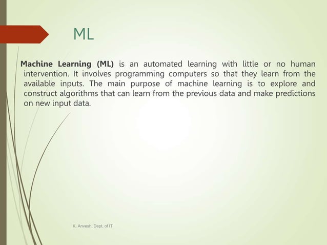machine-learning-with-python (1).ppt | Technology Industry | Industries