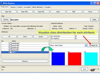 Visualize class distribution for each attribute
 