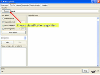 Choose classification algorithm
 