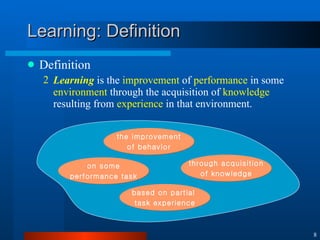 Defined Learning Machine Learning | PPT