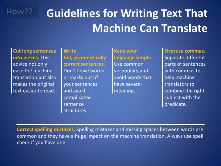 Machine Translation What it is?