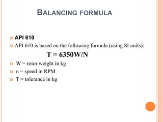 Machine balancing presentation | PPTX