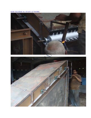 OUR TECHNICAL STAFF AT WORK
 