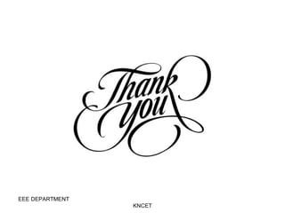 EEE DEPARTMENT
KNCET
 