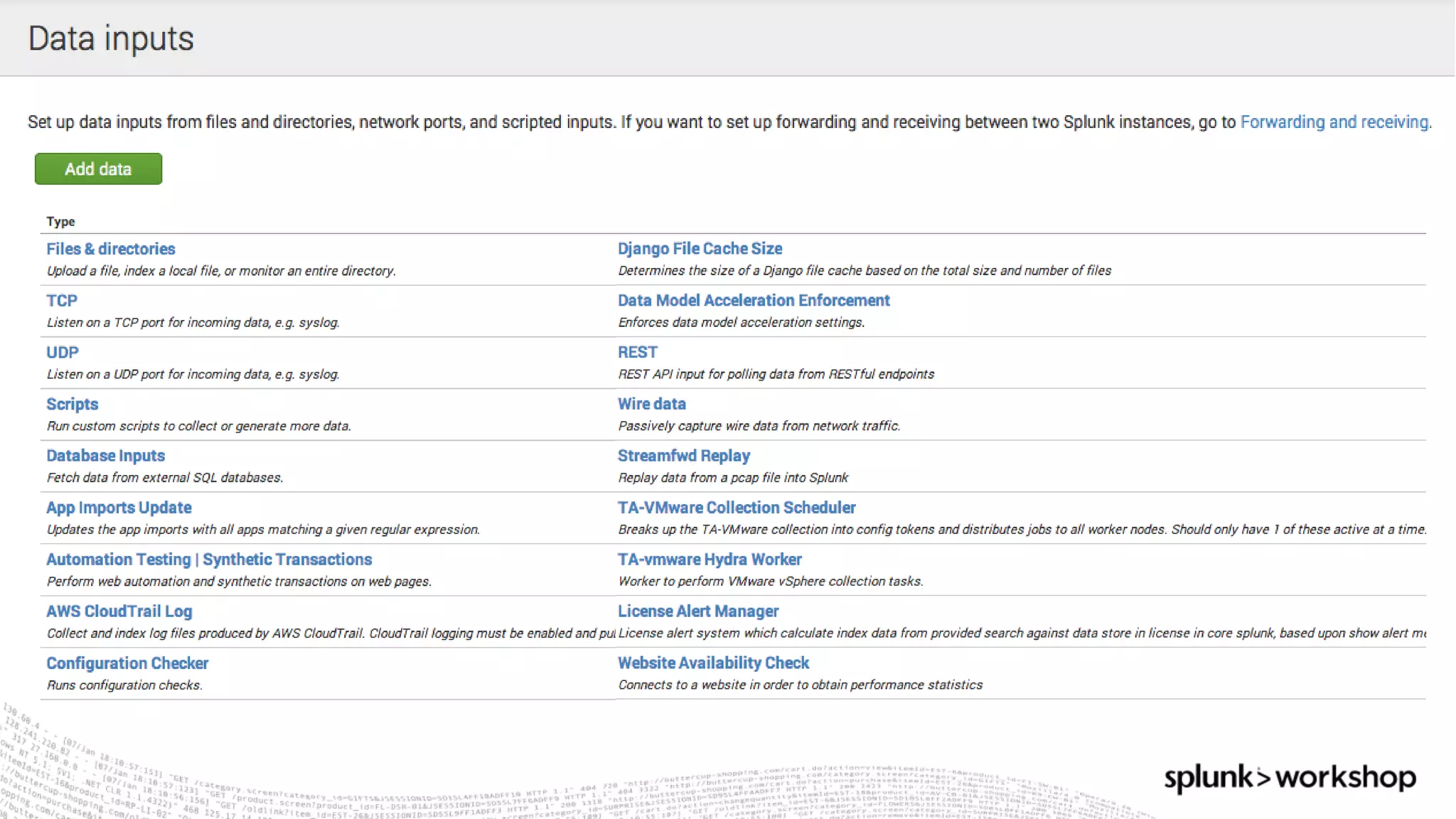 © 2017 SPLUNK INC.
More Modular Inputs
 