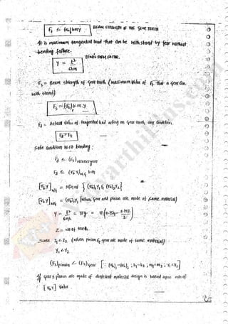 Machine design 1 (md) Mechanical Engineering handwritten classes notes ...