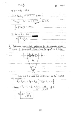 Machine design 2 (md) Mechanical Engineering handwritten classes notes ...